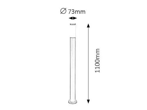 Záhradné svietidlo Rabalux 8148 1x60W E27 230V IP44